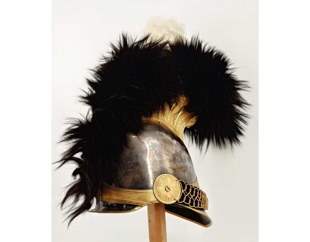 Militaria CASQUE ET CUIRASSE D'OFFICIER DE CUIRASSIERS DE LA GARDE ROYALE MODÈLE 1825 - FRANCE RESTAURATION {PRODUCT_REFERENCE}