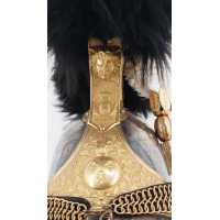 Militaria CASQUE ET CUIRASSE D'OFFICIER DE CUIRASSIERS DE LA GARDE ROYALE MODÈLE 1825 - FRANCE RESTAURATION {PRODUCT_REFERENCE}