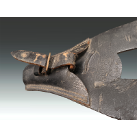 Militaria GOUSSET PORTE BAÏONNETTE GRAS 1874 INFANTERIE CUIR BRUN NOIRCI {PRODUCT_REFERENCE} - 3