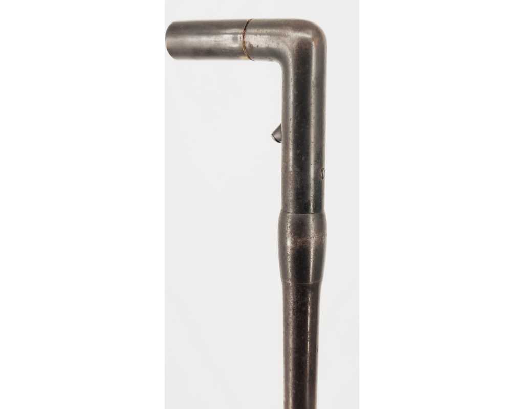 Armes Longues RARE CANNE FUSIL EN ACIER CALIBRE 24 /65 PERCUSSION CENTRALE - FRANCE XIXè {PRODUCT_REFERENCE} - 4