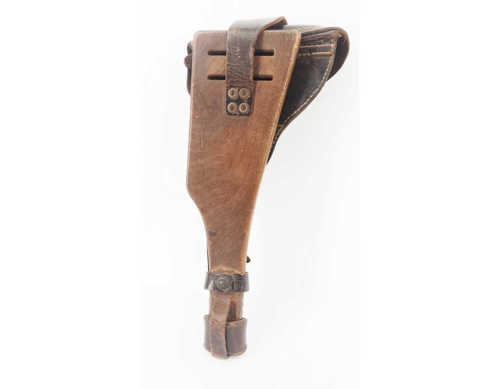 Militaria WW1 PLANCHETTE + ÉTUI CROSSE MILITAIRE POUR PISTOLET LUGER ARTILLERIE - ALLEMAGNE PREMIERE GUERRE MONDIALE - 2