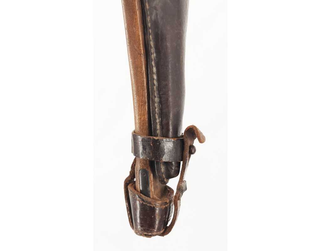 Militaria WW1 PLANCHETTE + ÉTUI CROSSE MILITAIRE POUR PISTOLET LUGER ARTILLERIE - ALLEMAGNE PREMIERE GUERRE MONDIALE - 6