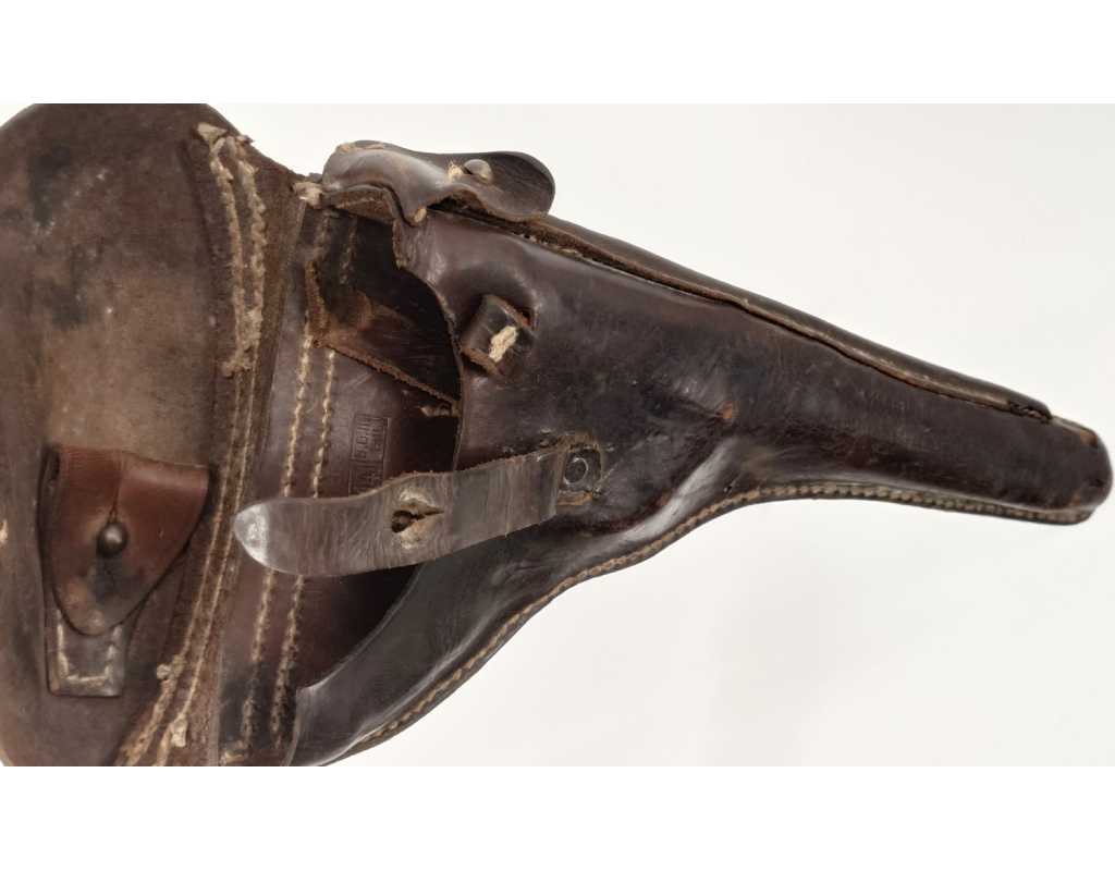 Militaria WW1 PLANCHETTE + ÉTUI CROSSE MILITAIRE POUR PISTOLET LUGER ARTILLERIE - ALLEMAGNE PREMIERE GUERRE MONDIALE - 8