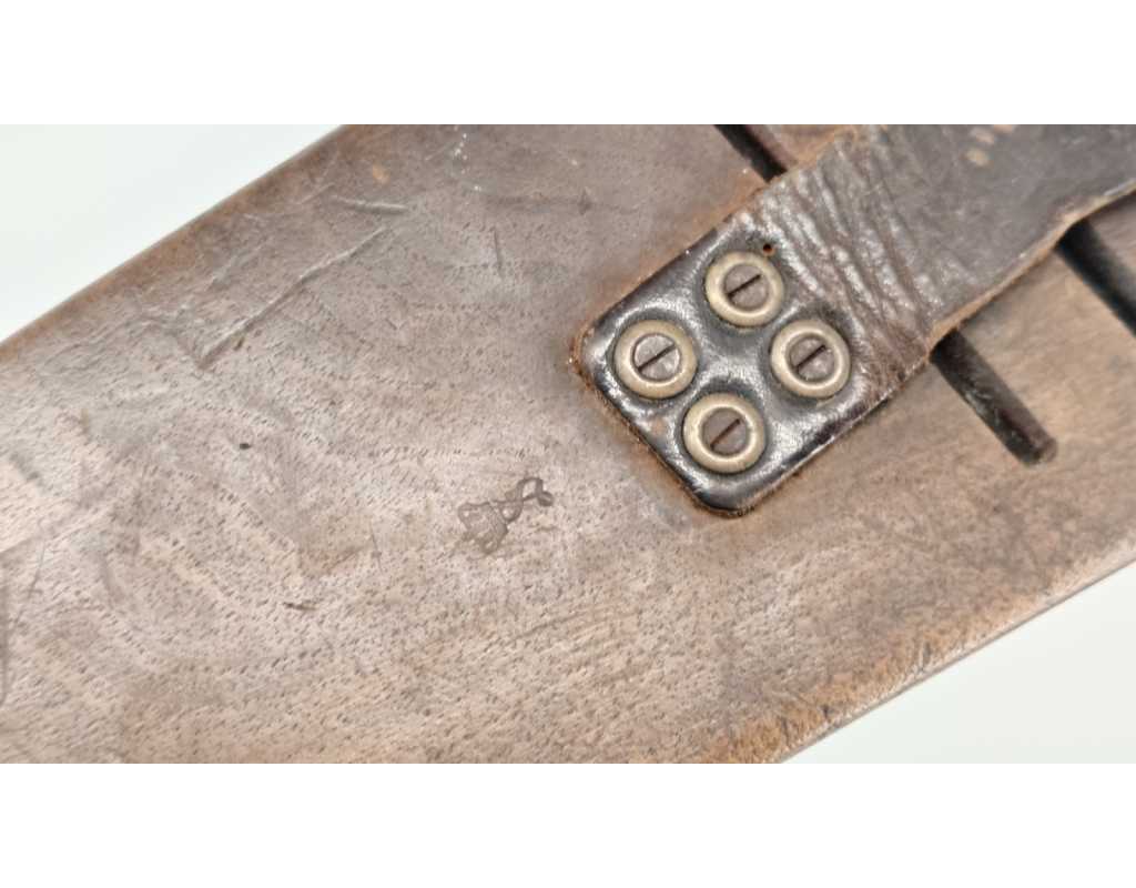 Militaria WW1 PLANCHETTE + ÉTUI CROSSE MILITAIRE POUR PISTOLET LUGER ARTILLERIE - ALLEMAGNE PREMIERE GUERRE MONDIALE - 13