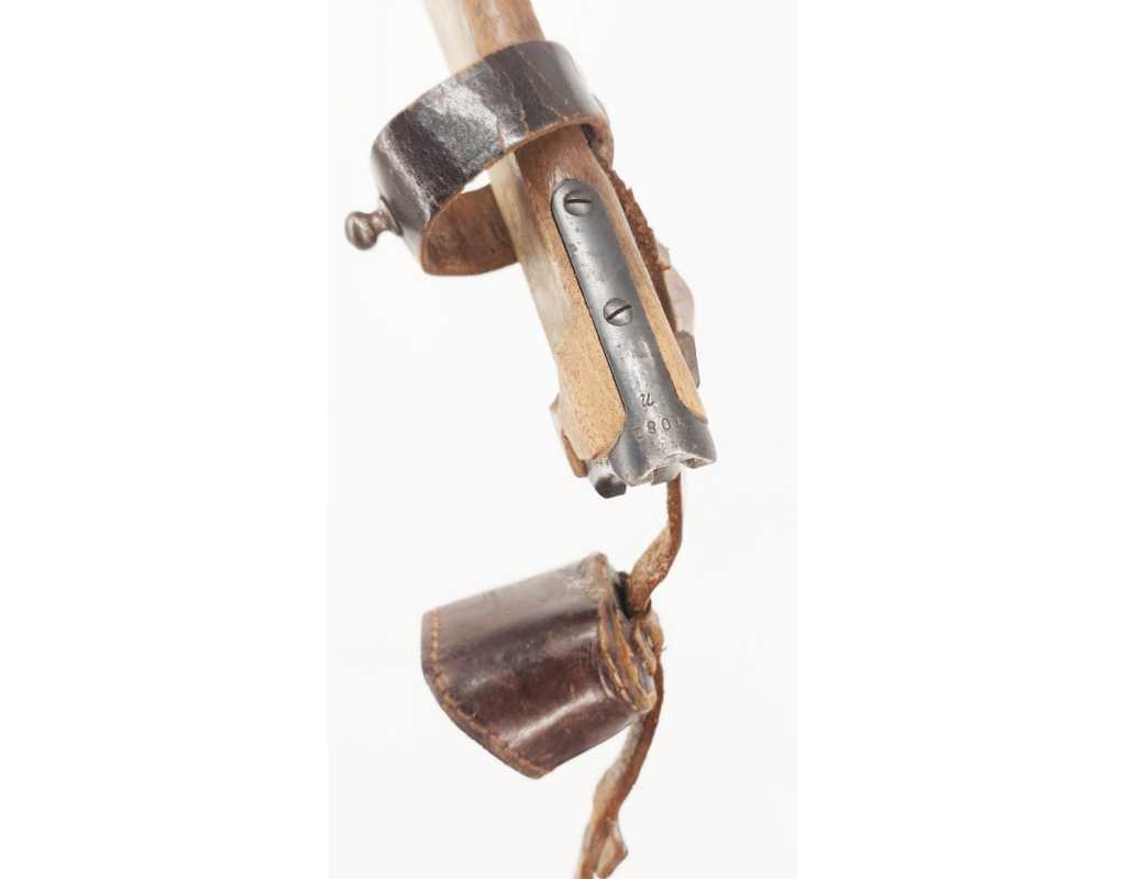 Militaria WW1 PLANCHETTE + ÉTUI CROSSE MILITAIRE POUR PISTOLET LUGER ARTILLERIE - ALLEMAGNE PREMIERE GUERRE MONDIALE - 10