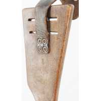 Militaria WW1 PLANCHETTE + ÉTUI CROSSE MILITAIRE POUR PISTOLET LUGER ARTILLERIE - ALLEMAGNE PREMIERE GUERRE MONDIALE - 12