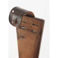 Militaria WW1 PLANCHETTE + ÉTUI CROSSE MILITAIRE POUR PISTOLET LUGER ARTILLERIE - ALLEMAGNE PREMIERE GUERRE MONDIALE - 16