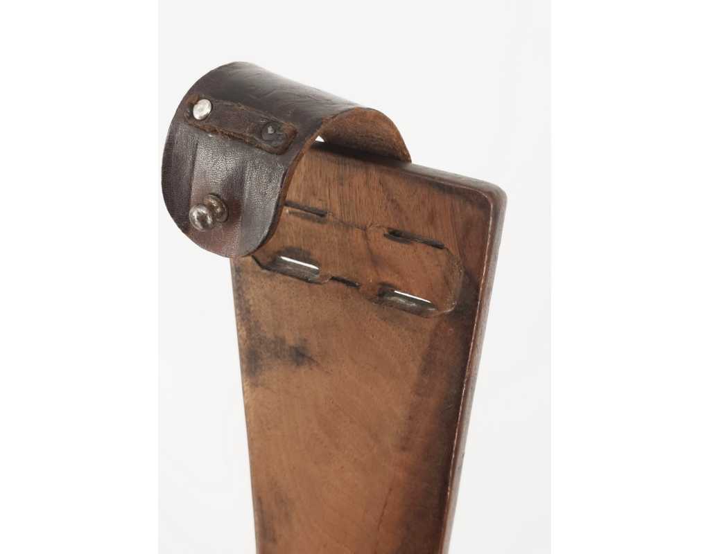 Militaria WW1 PLANCHETTE + ÉTUI CROSSE MILITAIRE POUR PISTOLET LUGER ARTILLERIE - ALLEMAGNE PREMIERE GUERRE MONDIALE - 16