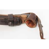 Militaria WW1 PLANCHETTE + ÉTUI CROSSE MILITAIRE POUR PISTOLET LUGER ARTILLERIE - ALLEMAGNE PREMIERE GUERRE MONDIALE - 11