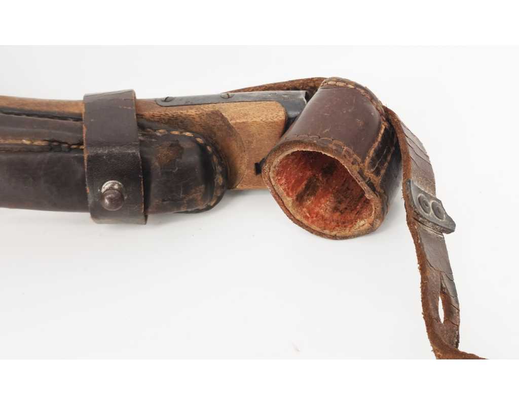 Militaria WW1 PLANCHETTE + ÉTUI CROSSE MILITAIRE POUR PISTOLET LUGER ARTILLERIE - ALLEMAGNE PREMIERE GUERRE MONDIALE - 11