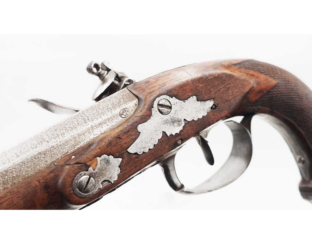 Armes de Poing PISTOLET D'OFFICIER À SILEX P. MEYER ARQUEBUSIER DU ROI À BRUXELLES ÉPOQUE DIRECTOIRE {PRODUCT_REFERENCE} - 6