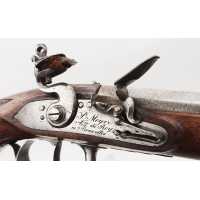 Armes de Poing PISTOLET D'OFFICIER À SILEX P. MEYER ARQUEBUSIER DU ROI À BRUXELLES ÉPOQUE DIRECTOIRE {PRODUCT_REFERENCE} - 9
