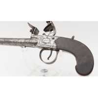 Armes de Poing PISTOLET A SILEX DE GOUSSET DIT DE VOYAGE A BALLE FORCEE CALIBRE 10.2MM J.G JONES {PRODUCT_REFERENCE} - 5