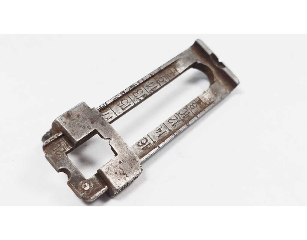 Pièces Détachées PLANCHETTE DE HAUSSE AVEC CURSEUR FUSIL G88 GEWEHR 1888 - 1