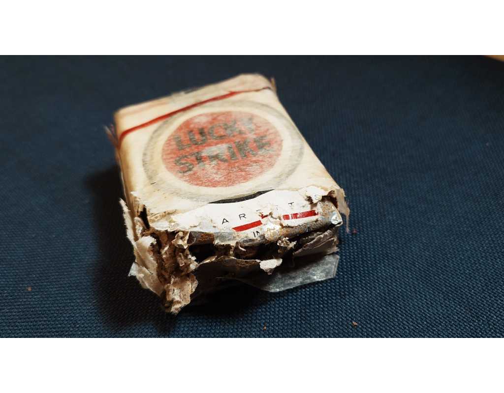 Militaria WW2 1944 LUCKY STRIKE PAQUET PLEIN {PRODUCT_REFERENCE} - 2