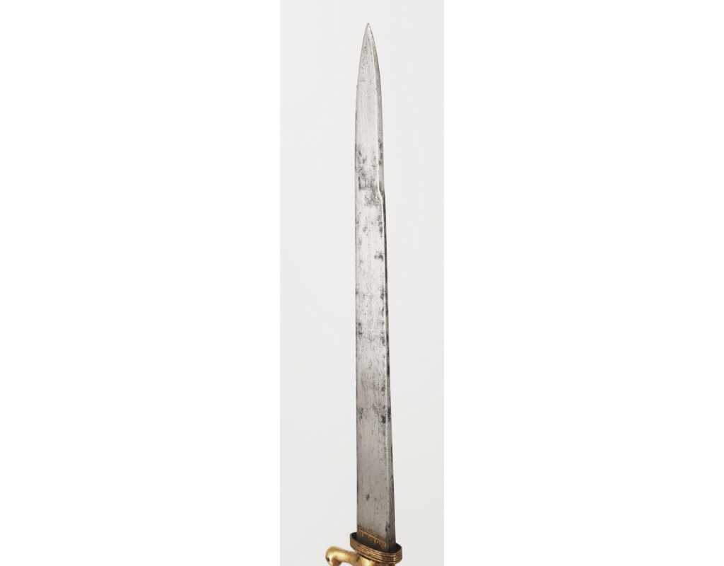 Armes Blanches DAGUE DE CHASSE / COUTEAU DE VÉNERIE SIGNÉ KLINGENTHAL - France fin du XVIIIè - 8