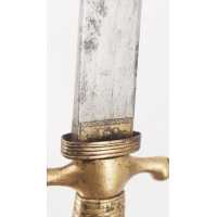 Armes Blanches DAGUE DE CHASSE / COUTEAU DE VÉNERIE SIGNÉ KLINGENTHAL - France fin du XVIIIè - 10