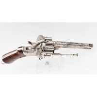 Armes de Poing REVOLVER LEFAUCHEUX MODÈLE 1864 20 COUPS CANONS SUPERPOSÉS CALIBRE 7MM À BROCHE - FRANCE SECOND EMPIRE {PRODU