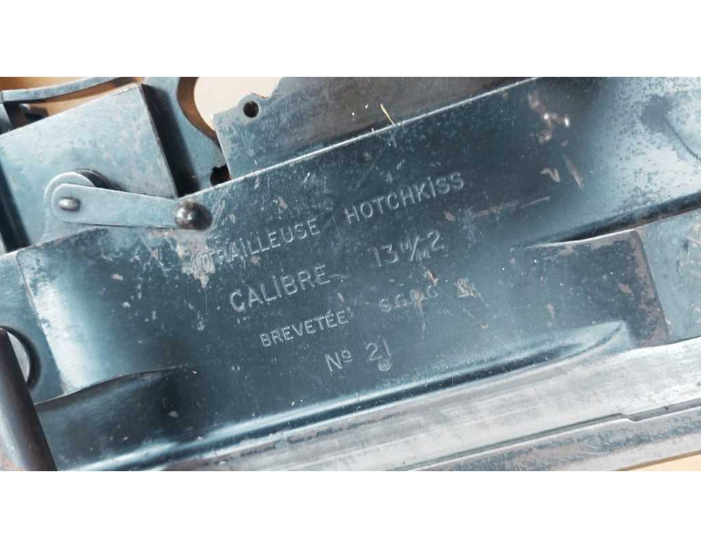 Armes Neutralisées WW2 FRANCE MITRAILLEUSE HOTCHKISS 13.2MM DÉFENSE ANTIAÉRIENNE MODÈLE 1929 /30 NEUTRALISATION UE CAT.C9 - 5