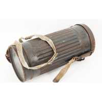 Militaria WW2 BOÎTIER DE MASQUE ANTI - GAZ LUFT NOMINATIF DE 1943 - COMBAT VOSGES 1944 {PRODUCT_REFERENCE} - 4
