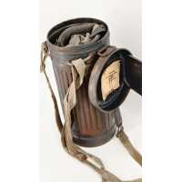 Militaria WW2 BOÎTIER DE MASQUE ANTI - GAZ LUFT NOMINATIF DE 1943 - COMBAT VOSGES 1944 {PRODUCT_REFERENCE} - 5