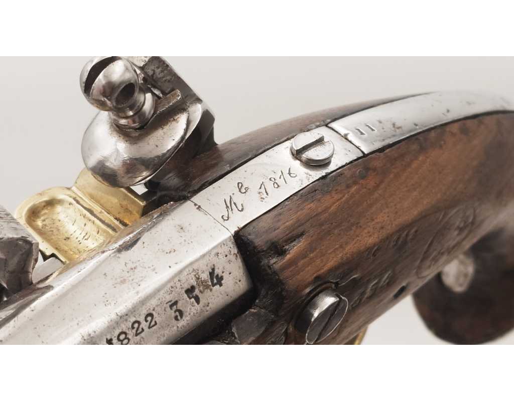 Armes de Poing PISTOLET DE CAVALERIE À SILEX MODÈLE 1816 TULLE 1822 {PRODUCT_REFERENCE} - 5