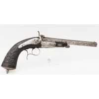 Armes de Poing PISTOLET DE DUEL OU DE TIR SIGNÉ LEFAUCHEUX CALIBRE 12MM À BROCHE No LF9971 - 13