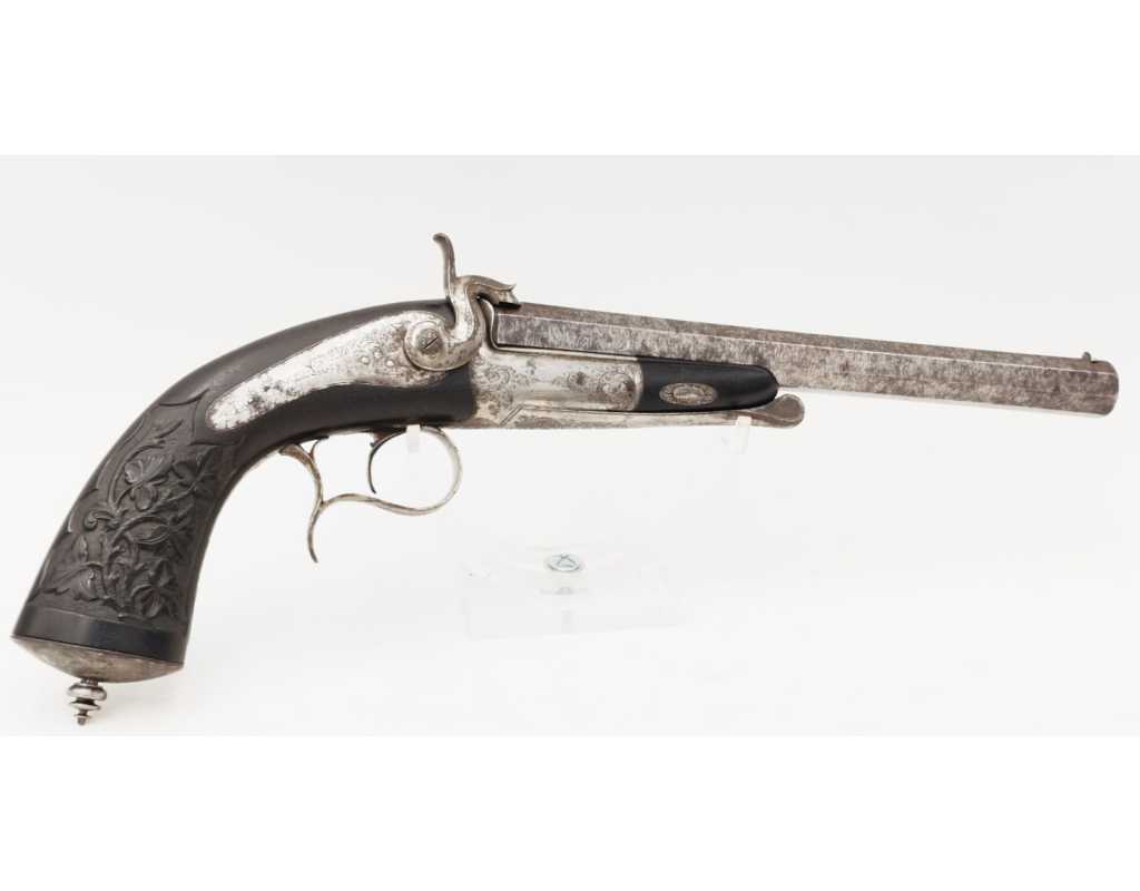 Armes de Poing PISTOLET DE DUEL OU DE TIR SIGNÉ LEFAUCHEUX CALIBRE 12MM À BROCHE No LF9971 - 13