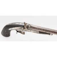 Armes de Poing PISTOLET DE DUEL OU DE TIR SIGNÉ LEFAUCHEUX CALIBRE 12MM À BROCHE No LF9971 - 12
