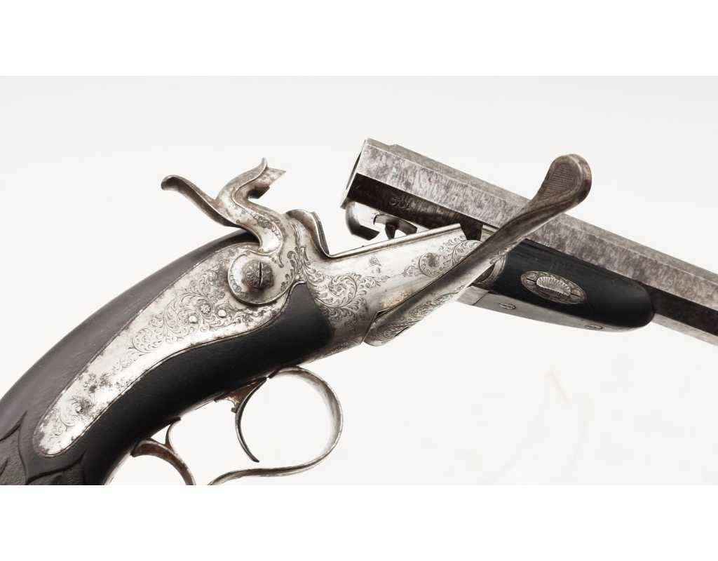 Armes de Poing PISTOLET DE DUEL OU DE TIR SIGNÉ LEFAUCHEUX CALIBRE 12MM À BROCHE No LF9971 - 2