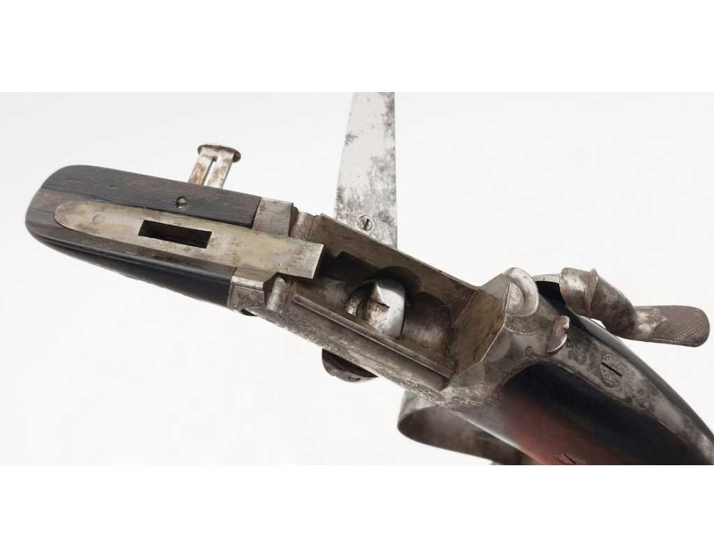 Armes de Poing PISTOLET DE DUEL OU DE TIR SIGNÉ LEFAUCHEUX CALIBRE 12MM À BROCHE No LF9971 - 14
