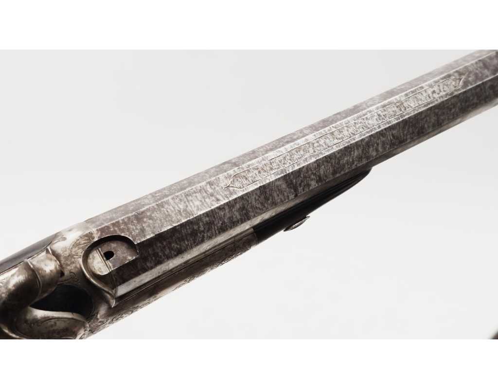 Armes de Poing PISTOLET DE DUEL OU DE TIR SIGNÉ LEFAUCHEUX CALIBRE 12MM À BROCHE No LF9971 - 9
