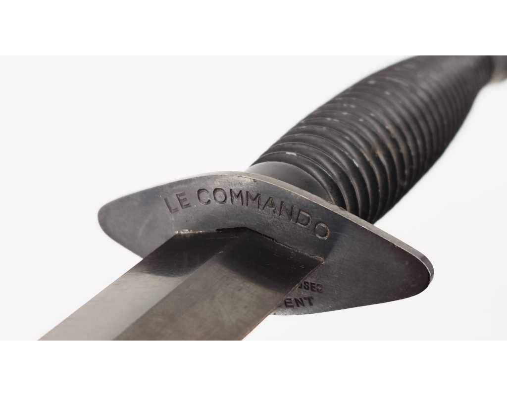 Militaria DAGUE LE COMMANDO SUPER NOGENT INOX PARACHISTISTE INDOCHINE {PRODUCT_REFERENCE} - 4