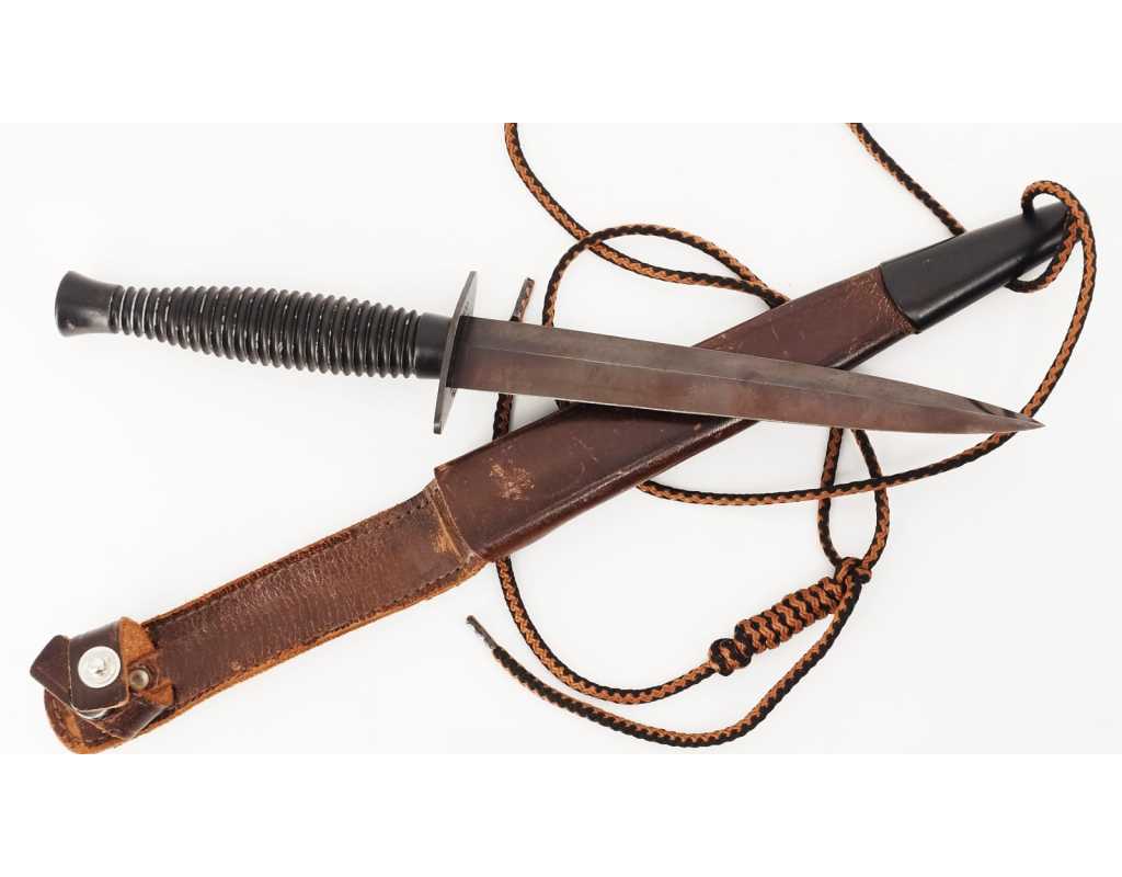 Militaria DAGUE LE COMMANDO SUPER NOGENT INOX PARACHISTISTE INDOCHINE {PRODUCT_REFERENCE} - 6