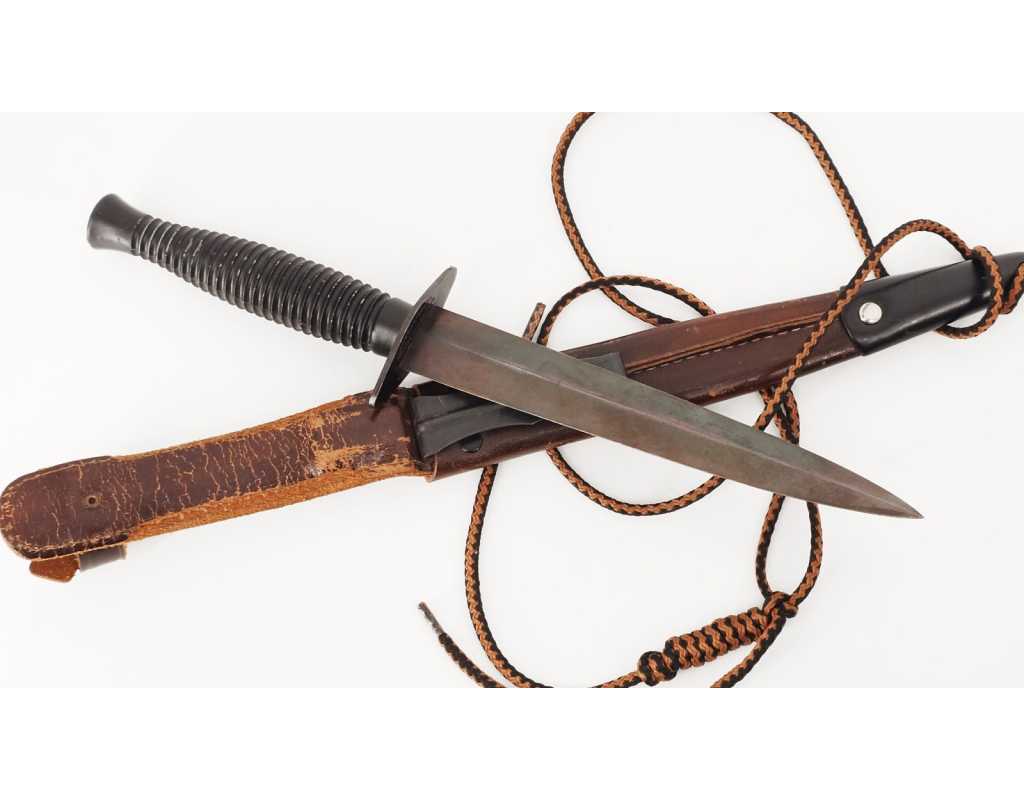 Militaria DAGUE LE COMMANDO SUPER NOGENT INOX PARACHISTISTE INDOCHINE {PRODUCT_REFERENCE} - 2