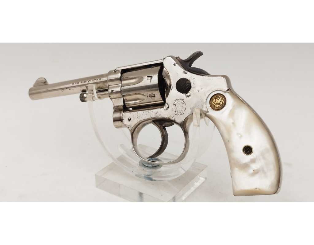Armes de Poing REVOLVER LADY SMITH HAND EJECTOR 1ER MODÈLE 1899 / 1902 CALIBRE 22L / 5,5MM ANNULAIRE - USA XIXè - 4