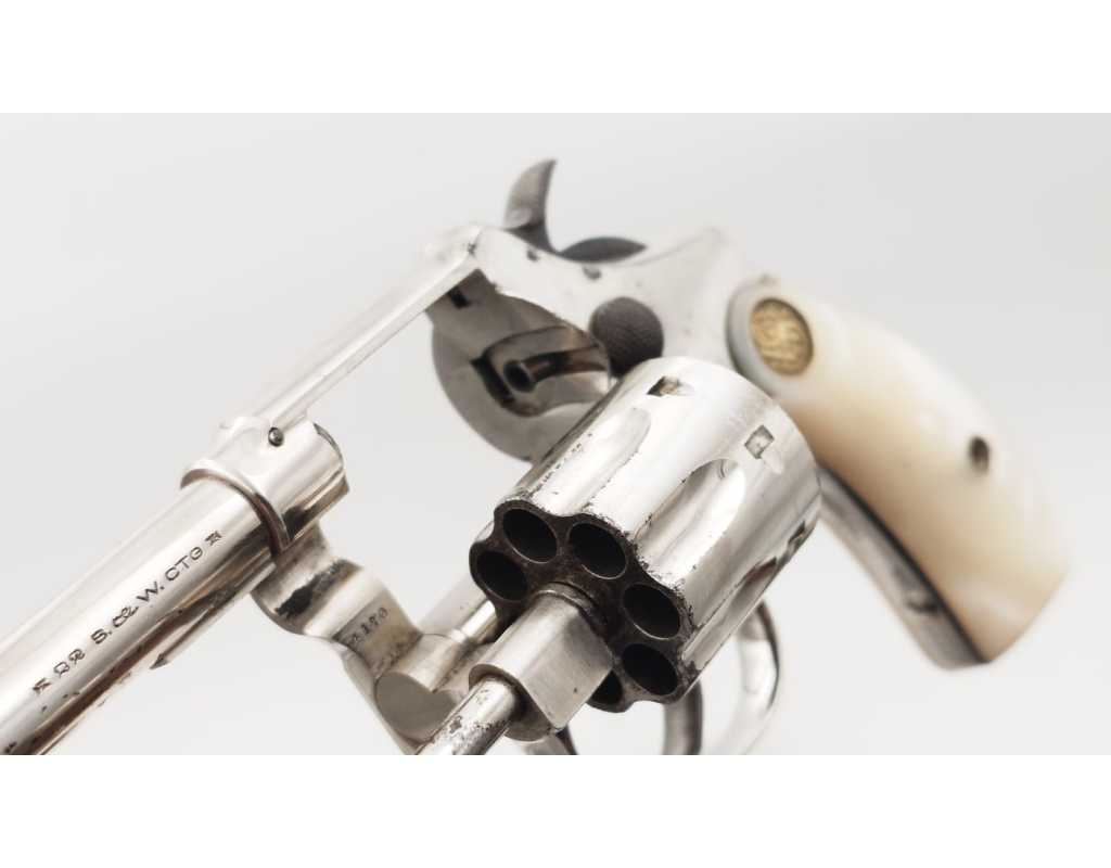 Armes de Poing REVOLVER LADY SMITH HAND EJECTOR 1ER MODÈLE 1899 / 1902 CALIBRE 22L / 5,5MM ANNULAIRE - USA XIXè - 5