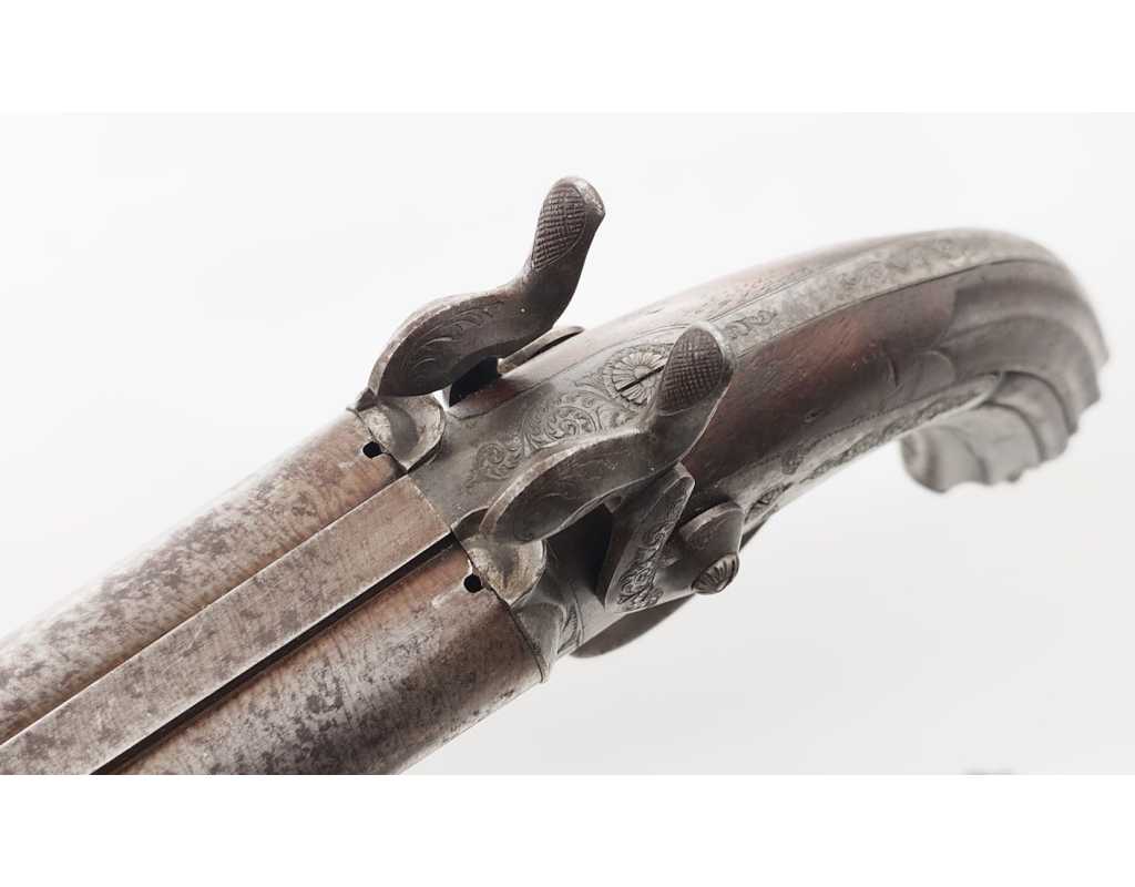Armes de Poing PAIRE DE PISTOLETS DE VÉNERIE SYSTÈME LEFAUCHEUF CALIBRE BALLE RAYÉ 16/50 À BROCHE - FRANCE XIXè - 7