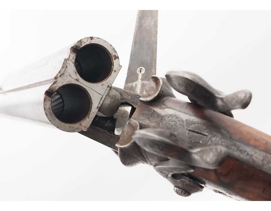 Armes de Poing PAIRE DE PISTOLETS DE VÉNERIE SYSTÈME LEFAUCHEUF CALIBRE BALLE RAYÉ 16/50 À BROCHE - FRANCE XIXè - 22