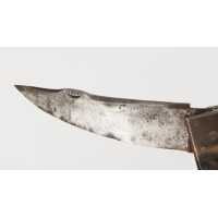 Coutellerie FORT COUTEAU PLIANT ANCRE DE MARINE DATÉ 1912 - FRANCE XIXè 37645-6 - 7