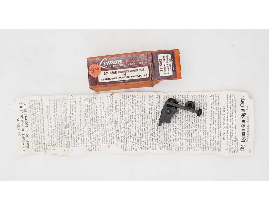 Pièces détachées en ligne DIOPTRE LYMAN 57 SME MAUSER 98 SPRINGFIELD ENFIELD ARISAKA MICROMETER RECEIVER SIGHT - 6