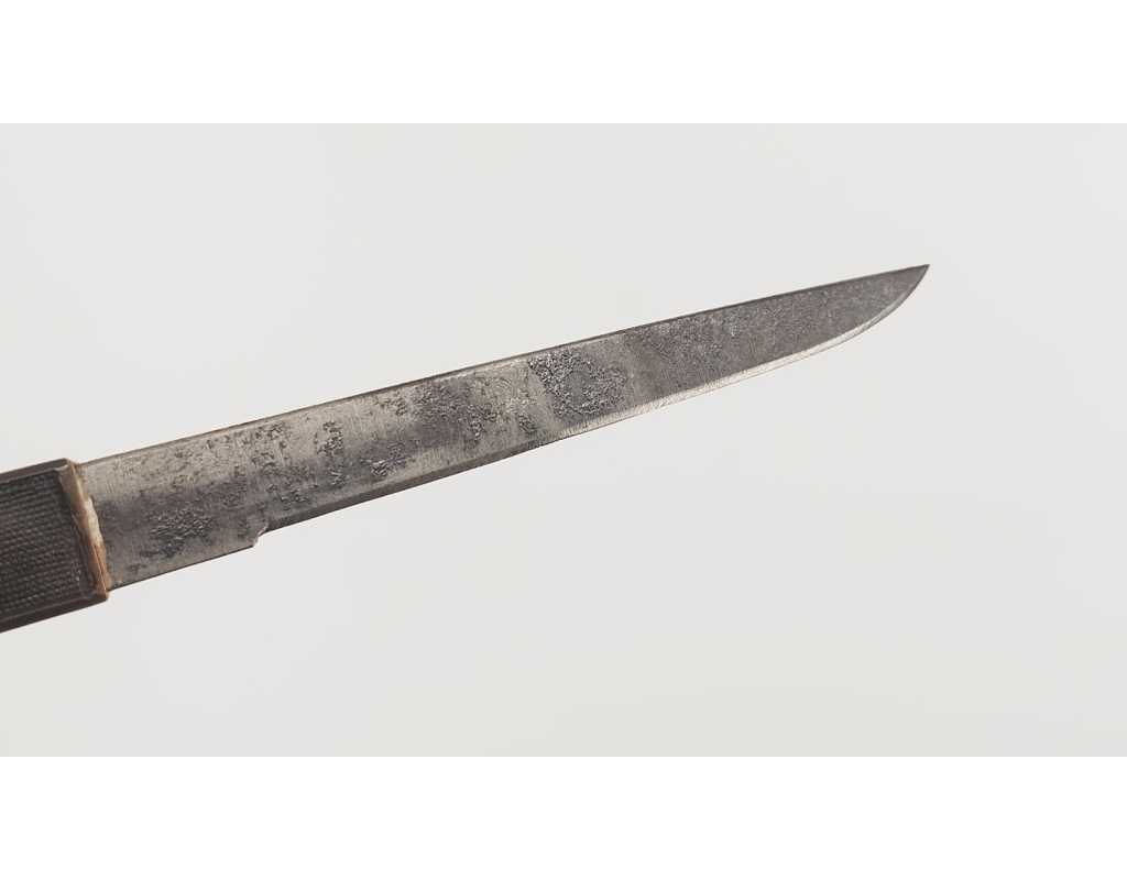 Art du Japon KOZUKA ACCESSOIRE DE SABRE JAPONAIS SUAKA CUIVRE NANAKO CÉRÉMONIE DU THÉ - 7