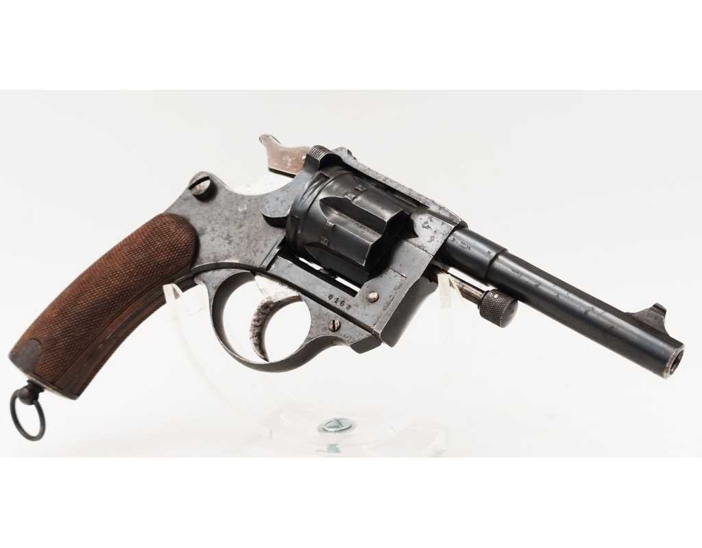 Armes de Poing REVOLVER MODÈLE 1892 FABRICATION CIVIL / RONGÉ JEAN-BAPTISTE CALIBRE 8MM 92 "LEBEL" - BELGIQUE XIXè fi13 - 13