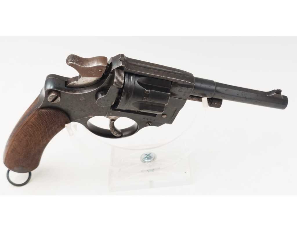 Armes de Poing REVOLVER MODÈLE 1892 FABRICATION CIVIL / RONGÉ JEAN-BAPTISTE CALIBRE 8MM 92 "LEBEL" - BELGIQUE XIXè fi13 - 19