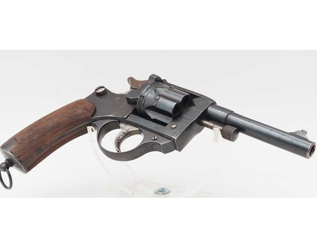 Armes de Poing REVOLVER MODÈLE 1892 FABRICATION CIVIL / RONGÉ JEAN-BAPTISTE CALIBRE 8MM 92 "LEBEL" - BELGIQUE XIXè fi13 - 1