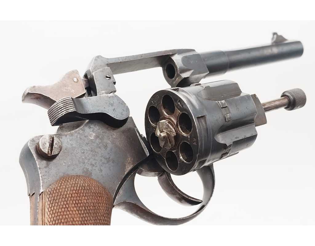 Armes de Poing REVOLVER MODÈLE 1892 FABRICATION CIVIL / RONGÉ JEAN-BAPTISTE CALIBRE 8MM 92 "LEBEL" - BELGIQUE XIXè fi13 - 5