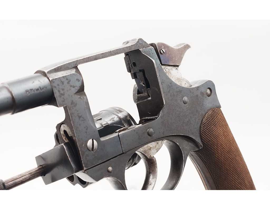 Armes de Poing REVOLVER MODÈLE 1892 FABRICATION CIVIL / RONGÉ JEAN-BAPTISTE CALIBRE 8MM 92 "LEBEL" - BELGIQUE XIXè fi13 - 11