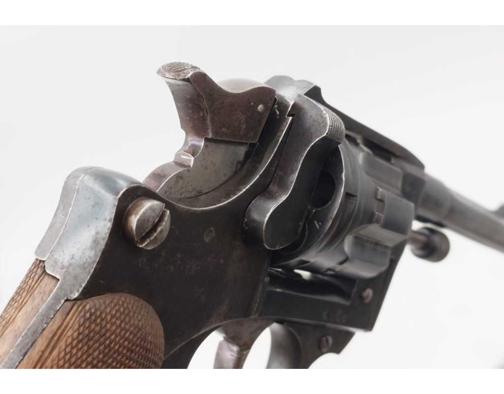 Armes de Poing REVOLVER MODÈLE 1892 FABRICATION CIVIL / RONGÉ JEAN-BAPTISTE CALIBRE 8MM 92 "LEBEL" - BELGIQUE XIXè fi13 - 15