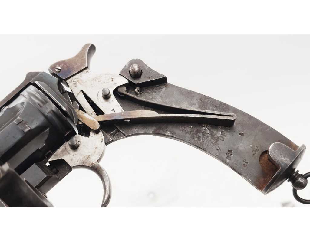 Armes de Poing REVOLVER MODÈLE 1892 FABRICATION CIVIL / RONGÉ JEAN-BAPTISTE CALIBRE 8MM 92 "LEBEL" - BELGIQUE XIXè fi13 - 8