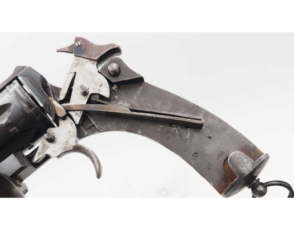 Armes de Poing REVOLVER MODÈLE 1892 FABRICATION CIVIL / RONGÉ JEAN-BAPTISTE CALIBRE 8MM 92 "LEBEL" - BELGIQUE XIXè fi13 - 17